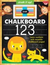 Chalkboard 123: Learn your numbers with reusable chalkboard pages!
