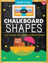 Chalkboard Shapes: Learn your shapes with reusable chalkboard pages!