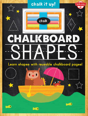 Chalkboard Shapes: Learn your shapes with reusable chalkboard pages!