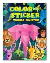 Color with sticker Jungle Adventure