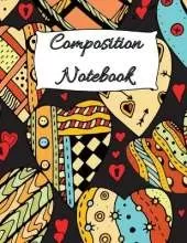 Composition Notebook: Simple linear notebook with college ruled 100 pages (8.5x11 format) / Composition Notebook for students / Wide Blank Lined Workbook / Linear Journal / Crazy Fruits Collection