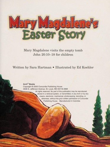 Mary Magdalene's Easter Story - Arch Books