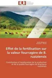 Effet de La Fertilisation Sur La Valeur Fourragere de B. Ruziziensis