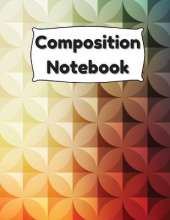Composition Notebook: Simple linear notebook with college ruled 100 pages (8.5x11 format) / Composition Notebook for students / Wide Blank Lined Workbook / Linear Journal / MOSAIC Collection