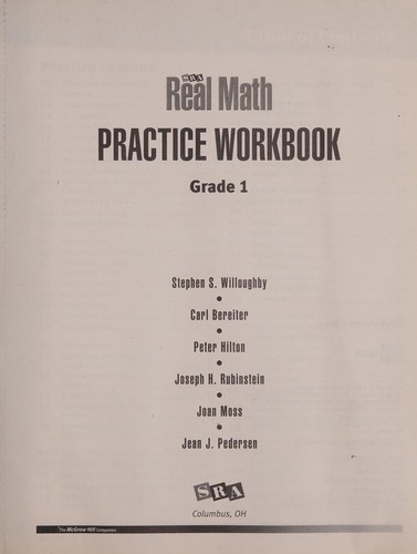 Real Math Practice Workbook - Grade 1