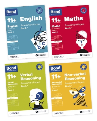 Bond 11+: Bond 11+ English, Maths, Verbal Reasoning, Non Verbal Reasoning: Assessment Papers: 9-10 Yrs Bundle
