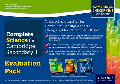 Complete Science for Cambridge Secondary 1 Evaluation Pack: For Cambridge Checkpoint and Beyond