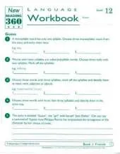 Reading 360 Language Resource Workbook 12 pack of 8