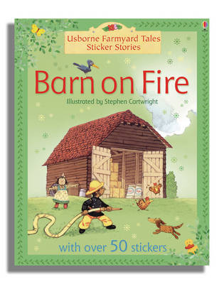 Barn on Fire Sticker Storybook