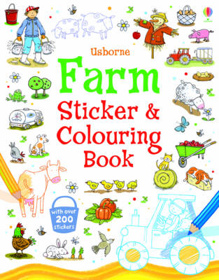 Farm Sticker and Colouring Book