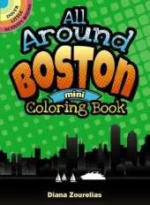 All Around Boston Mini Coloring Book