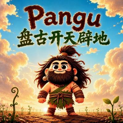Pangu - the Giant Who Created the World: Chinese Mythology Story for Kids in English, Chinese, and Pinyin