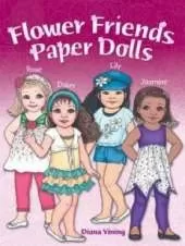 Flower Friends Paper Dolls