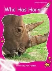 Red Rocket Readers: Emergent Non-Fiction Set C: Who Has Horns?