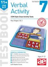 11+ Verbal Activity Year 5-7 Testbook 7: CEM Style Cloze Activity Tests