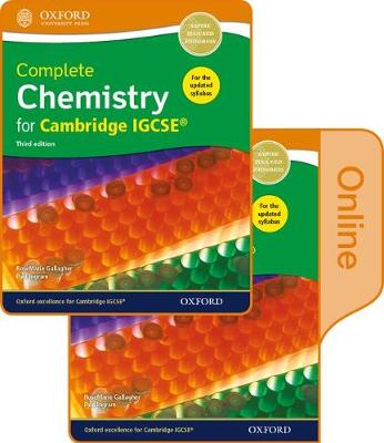 Complete Chemistry for Cambridge IGCSE (R) Print and Online Student Book Pack: Third Edition
