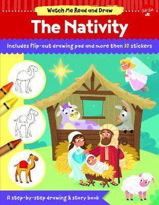 Watch Me Read and Draw: The Nativity: A step-by-step drawing & story book