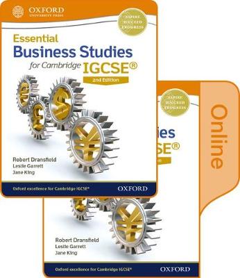 Essential Business Studies for Cambridge IGCSE (R) Print and Online Student Book Pack