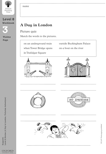 Oxford Reading Tree: Level 8: Workbooks: Workbook 3: A Day in London and Victorian Adventure (Pack of 30)