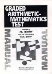 Graded Arithmetic-Mathematics Test Manual