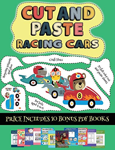 Craft Ideas (Cut and paste - Racing Cars): This book comes with collection of downloadable PDF books that will help your child make an excellent start to his/her education. Books are designed to improve hand-eye coordination, develop fine and gross motor
