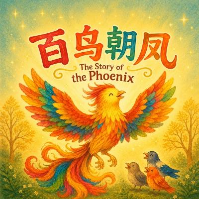 The Story of the Phoenix: Chinese Mythology Stories for Kids in English, Chinese, and Pinyin