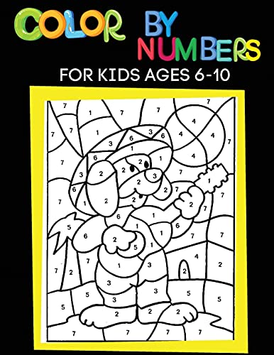 Color By Numbers for Kids Ages 6-10: Educational Activity Book for Kids, Birds, Fish, Flowers, Animals and Pretty Patterns Paperback
