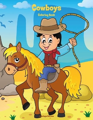 Cowboys Coloring Book 1