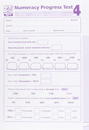 Numeracy Progress Test