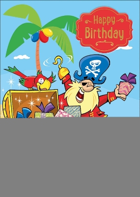 Pirates - Happy Birthday Card-Book: 6 Card-Book Pack