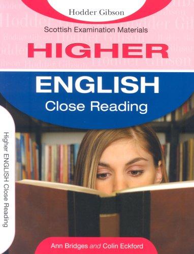 Higher English Close Reading