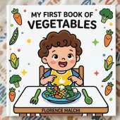 My First Book of Vegetables: An Interactive First Words Book for Toddlers to Learn About Healthy Foods