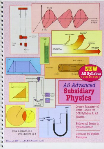 AS Advanced Subsidiary Physics: OCR Syllabus A