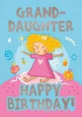 Fairies (Granddaughter) - Happy Birthday Card-Book: 6 Card-Book Pack