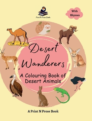 Desert Wanderers : A Colouring Book of Desert Animals