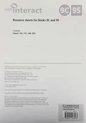 SMP Interact Resource Sheets for Books 9C and 9S: For the Mathematics Framework