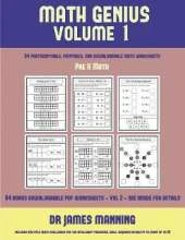 Pre K Math (Math Genius Vol 1): This Book Is Designed for Preschool Teachers to Challenge More Able Preschool Students: Fully Copyable, Printable, and Downloadable