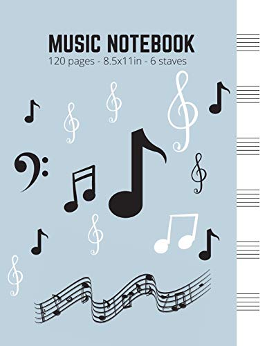 Music Notebook Manuscript Paper