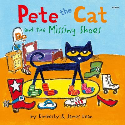 Pete the Cat and the Missing Shoes: Includes Over 30 Stickers