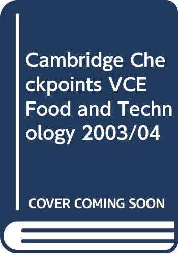 Cambridge Checkpoints VCE Food and Technology 2003/04