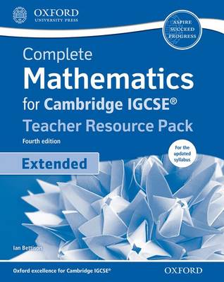 Complete Mathematics for Cambridge IGCSE (R) Teacher Resource Pack (Extended)