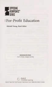 For-Profit Education