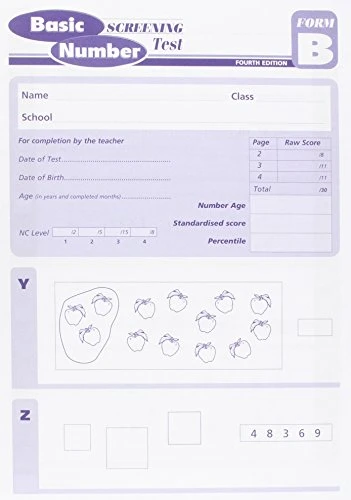 Basic Number Screening Test Form B