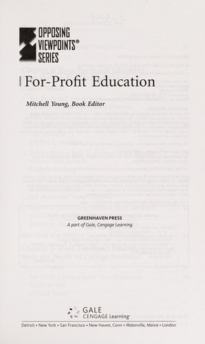 For-Profit Education