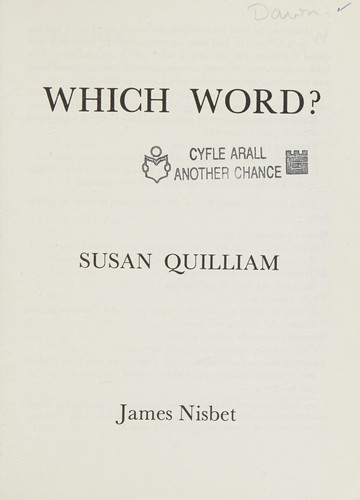 Which Word?