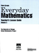 Everyday Mathematics, Grade 3, Teacher's Lesson Guide, Volume 2