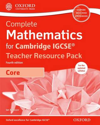 Complete Mathematics for Cambridge IGCSE (R) Teacher Resource Pack (Core)