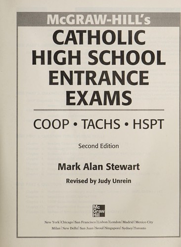 McGraw-Hill's Catholic High School Entrance Exams, 2ed