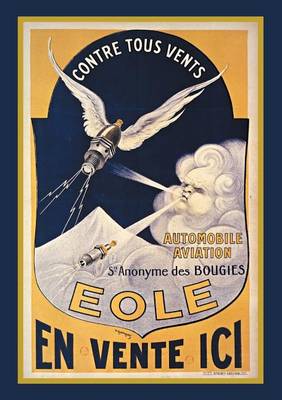 Carnet Blanc, Affiche Bougies Eole Automobile