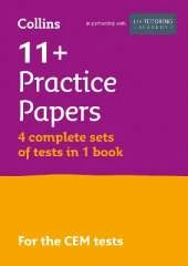 11+ Verbal Reasoning, Non-Verbal Reasoning & Maths Practice Papers (Bumper Book with 4 sets of tests): For the 2026 Cem Tests